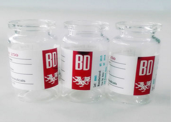 小瓶の製薬用ガラス瓶のラベルの滑らかな環境に優しい材料