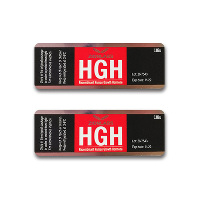 HG ホルモンホログラム 10ml バイアルガラスバイアルラベル