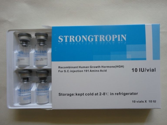 Strongtropin 10iu HG 2ml バイアル ボックス (リーフレット印刷付き)
