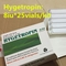 Hyge tropin 200iu HG (ソマトロピン HG) 25ビオルのラベルと箱