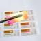強力な接着剤 10ml バイアルは薬局のためのペット レーザー フィルム Cmyk の印刷にラベルを付けます