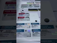 多色のレシピボトルラベル マットラミネートゴールドホイール紙素材