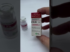 白いガラスのビラルのラベル プラスチックのビラルのデザイン