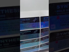 透明な表面の仕上げで 耐水性 永続性 粘着性 ガラス フラックのラベル