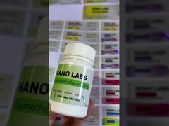 ガラスの錠剤のラベル