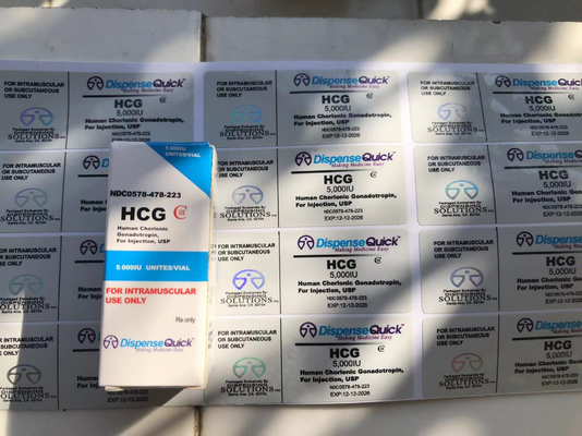 製薬ソマトロピン成長ホルモンのプラスチック トレイ 2ml バイアル HG 包装箱