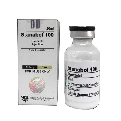 Stanabol 100 for British Dragon バイアルおよび経口ペットボトル ラベルおよびボックス
