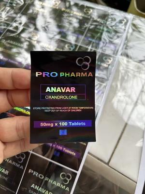 アナバール 50mg x100錠剤 タブレット ラベル レーザー PET スチッカー U FOR アルミ シップロック バッグ
