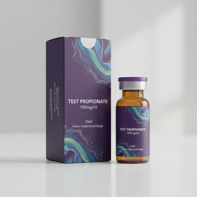 テスト プロピオネート 100mg 融合 パーソナライズド デザイン 10ml 錠剤 ラベル と 箱