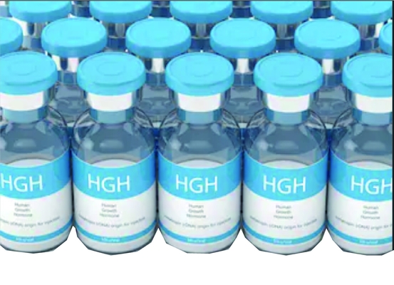 HG 成長ホルモンの小瓶バイアル ラベル、白いポリ塩化ビニールが付いている薬ラベル ステッカー