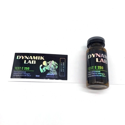 試験 250 ボトル ラベル 10ml フローラ ラベル ステッカー プリント 注射用オイル ガラス