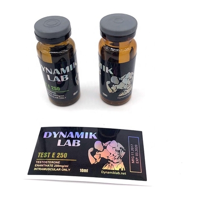 試験 250 ボトル ラベル 10ml フローラ ラベル ステッカー プリント 注射用オイル ガラス
