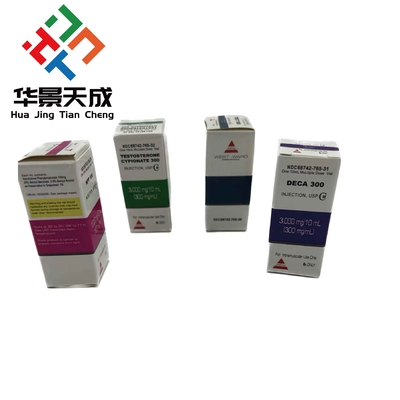 300g 紙包装 薬剤 ガラスのボトル ボックス ボディビルディング 印刷 10ml ラベル ボックス