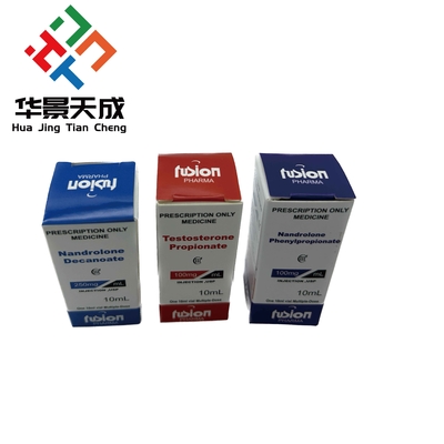 試験E 注射オイル ホログラム ラベルと箱 10ml 瓶 箱 紙包装