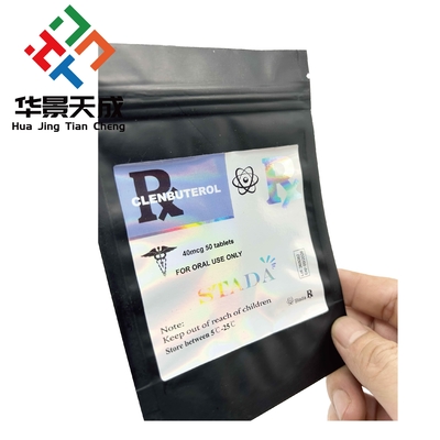 ポリプロピレン Dianabol 口服 50錠 USP 消毒ラベル 錠剤 口服バッグ ラベル印刷 アルミニウム シープロックバッグ