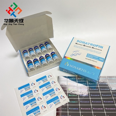 ホログラム印刷ペプチド 3ml ボトル 筋肉成長のためのラベルと箱