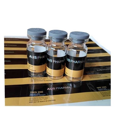 10ml 薬剤ボトル用のカスタマイズされた四角形形の貼り付けラベルステッカー