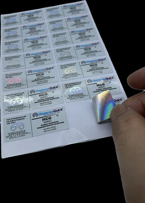 Hcg 50000 Iu ホログラム 小型薬瓶 ラベル パーソナライズ可能な紙/PET/PVC素材