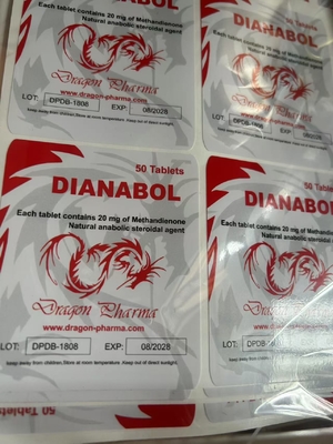 ドラゴン製薬のための Dianabol 口服ラベル PVC 防水