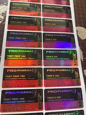 テストプロピオネート 100mg ホログラムレーザー 10ml ガラスボトル