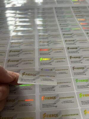 ティルゼパチド 60mg 2ml ガラスの錠剤 ラベル PET ホログラムレーザー素材