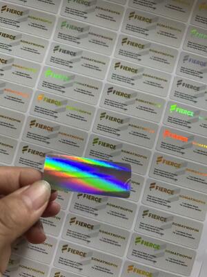 ソマトロピン10IU H g H 3.7mg/バイアル ラベル