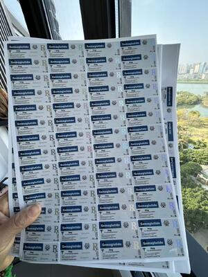 セマグルチド 5MG 2ml 3ml ガラスの薬瓶 ラベル