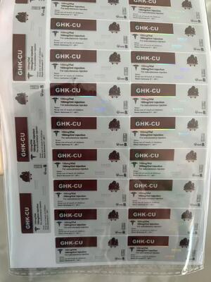 Glow 70mg 2ml 3ml フラックのラベル