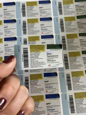 トレアセタート 100 Mg 6x3cm 10ml ガラスのボトルに適しています