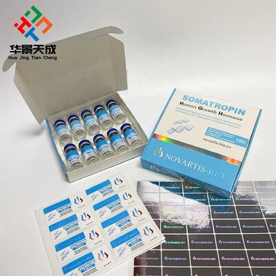 ソマトロピンHGH 100iu 10 錠を収納するラベルと箱