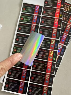 Test ENAN Laser Materail Brand  Diamond Pharma 10ml Vial Labels