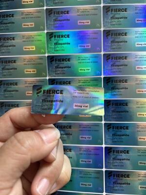 BPC 157 5mg ペプチドバイアルラベル