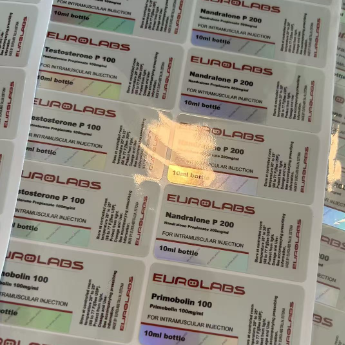 プリモボラン 100mg/mg 筋肉注射用 10ml ボトルのラベル