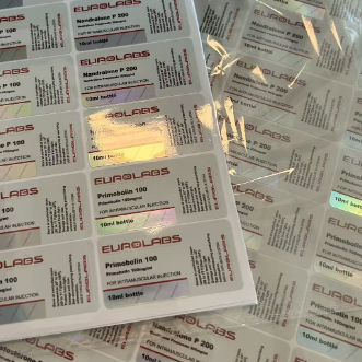 プリモボラン 100mg/mg 筋肉注射用 10ml ボトルのラベル