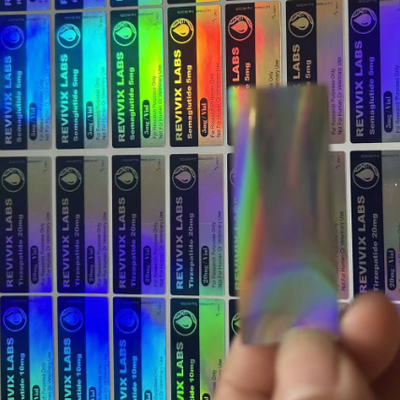 トリゼパチド 10mg レーザー 輝くホログラムラベル