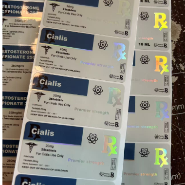 50mg プラスチックボトルに Cialis の口服用ラベルを仕上げ