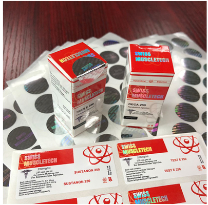 10mlびんのパッケージのための接着剤25x60mmのプラスチック ビニールのビタミンの商標