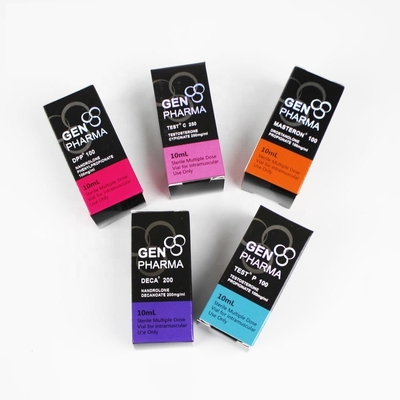 スクリーン印刷 錠前付き薬剤包装箱 マットラミネーション