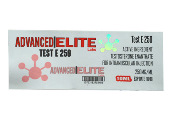 レーザー材料のCMYK 4色のオフセット印刷を用いる注文のホログラムのステッカー