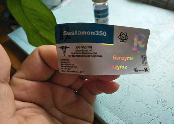 レーザー光線写真10mlガラス ガラスびんのラベル