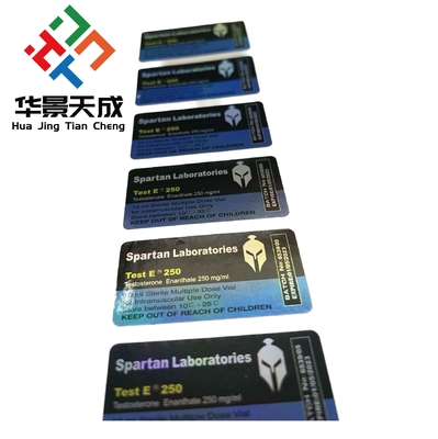 高画質のグラスビオルのラベル 全彩デジタル印刷 2.5ミリ厚さ