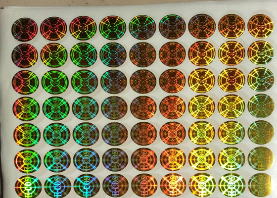 会社のための第2銀製の保証ホログラムのステッカーの令状のシール