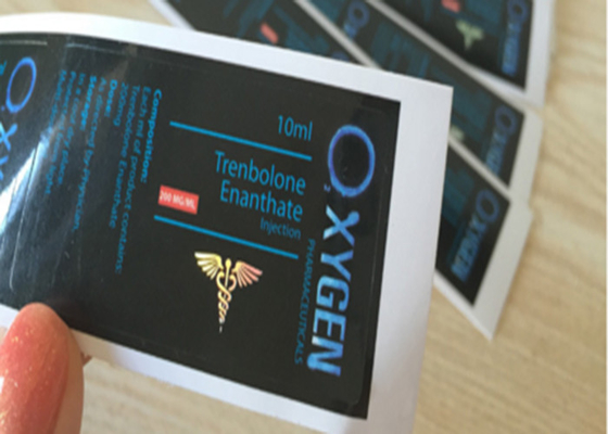 酸素トレン エナント酸塩 200mg のためのフルカラーの印刷薬瓶のラベル