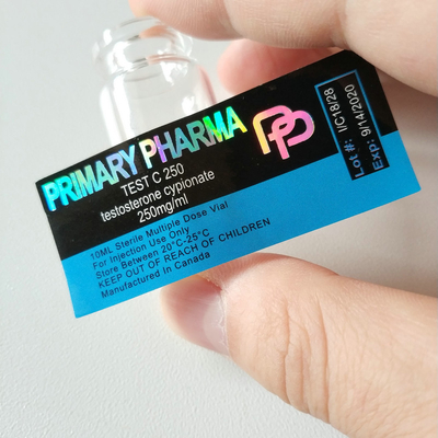 強い粘着性 10ml フラックのラベル ペプチド ボディビルディング グラスフラック