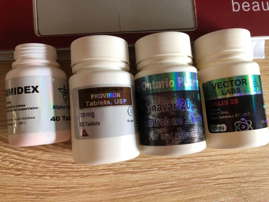 パーソナライズド Superdrol 10 プラスチック レシピ錠 ボトル ラベル 包装のための防水