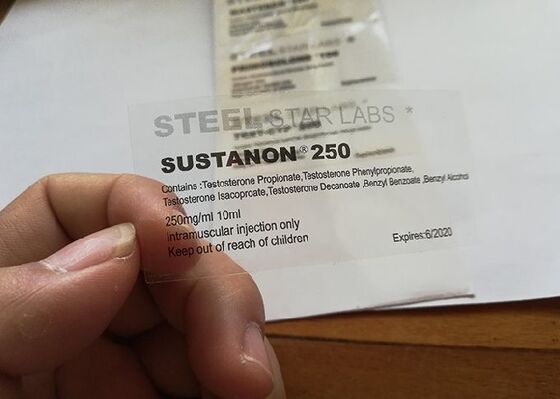 10mlガラスびんのガラス ビンのためのMaterailの透明な注文の付着力のステッカー