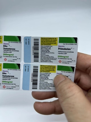 カスタマイズされたブランド名 注射用および口服用ステロイド 10ml 錠剤 梱包ラベル 医薬品 ステッカーラベル