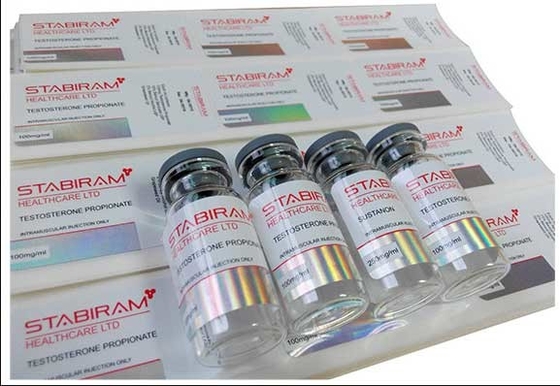 強い粘着性ビニール 10ml フローラ ラベル トライトレンのために 150mg 医薬品 10ml ガラス