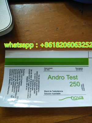 Androl Test 250 10ml 薬局ラベル ステロイド 注射用ラベル 高品質のPVC素材