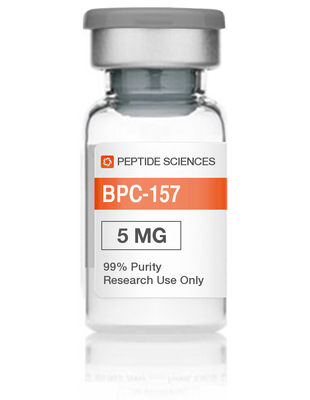 Bpc 157 5mg ペプチド 自己粘着 2ml バイアルラベル、防水薬局バイアルラベル